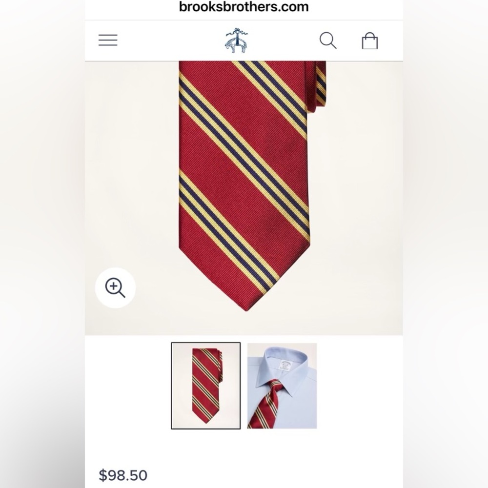 Brooks brothers tie
